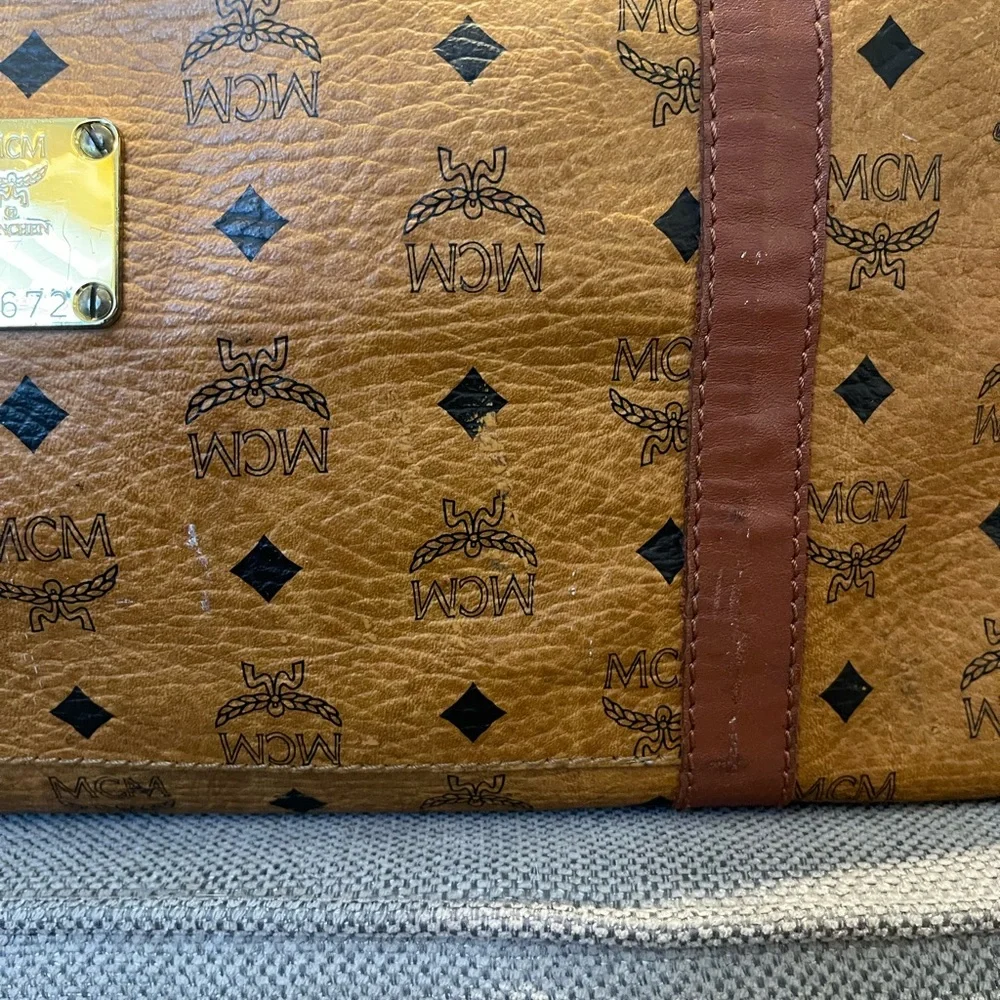 MCM large Brown Monogram Bag